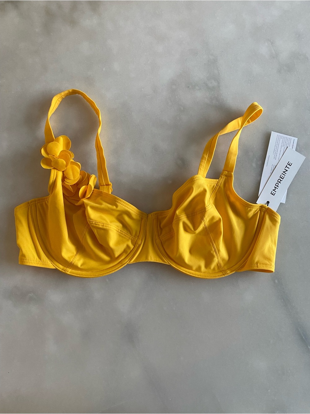 Empreinte yellow bikini top us/uk 38